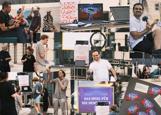 Kollektive Intelligenz Live im MQ 2025 c Flo Rieder Collage skug